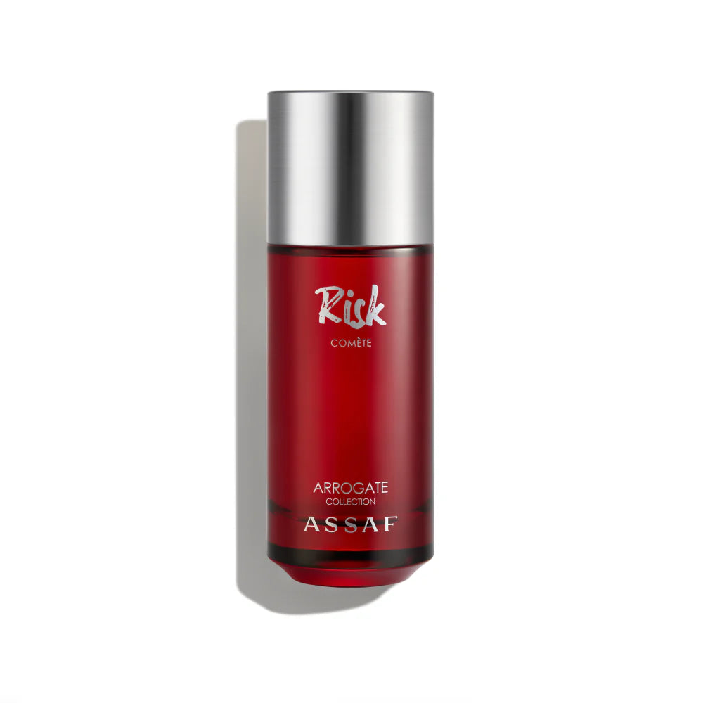 Risk Comète EDP red bottle by Arrogate Collection Assaf
