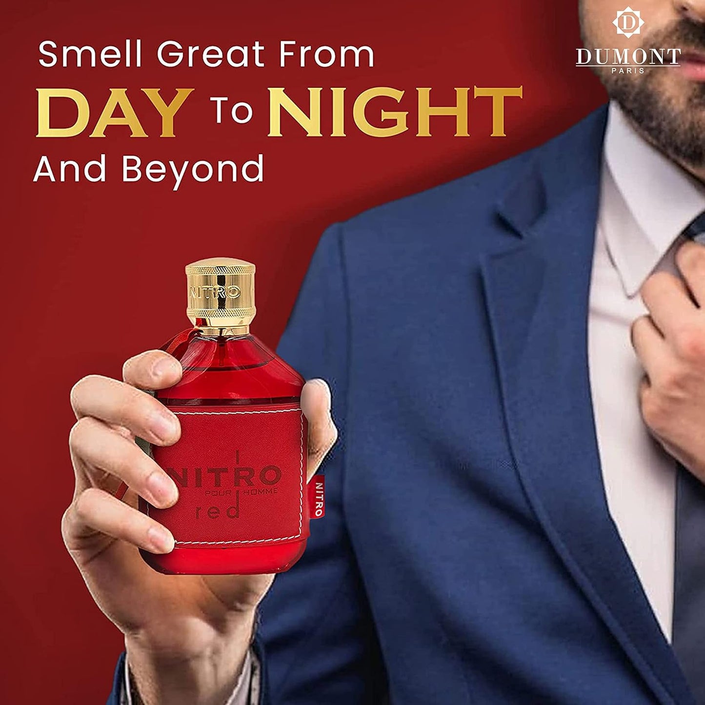 DUMONT NITRO RED - 100ML- EAU DE PARFUM - LUXURY PERFUME FOR MEN