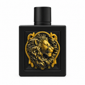 Rayhaan Lion Eau de Parfum 100ml Men's Perfume Black Bottle with Gold Lion Design