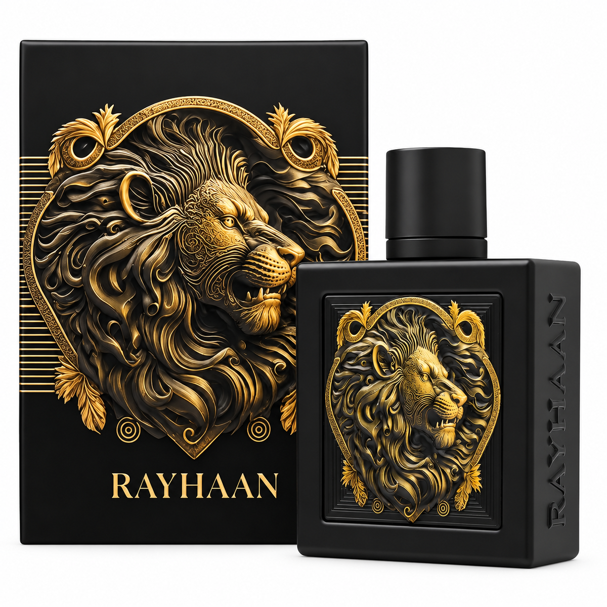 Rayhaan Lion 100ml Eau de Parfum Bottle and Box – Scentastic UAE