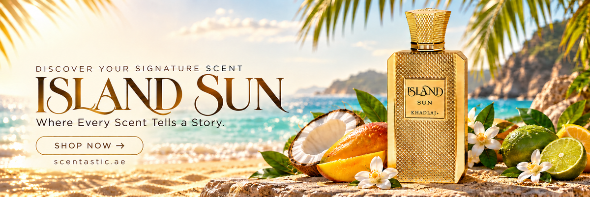 Khadlaj Island_Sun_beach_perfume_banner