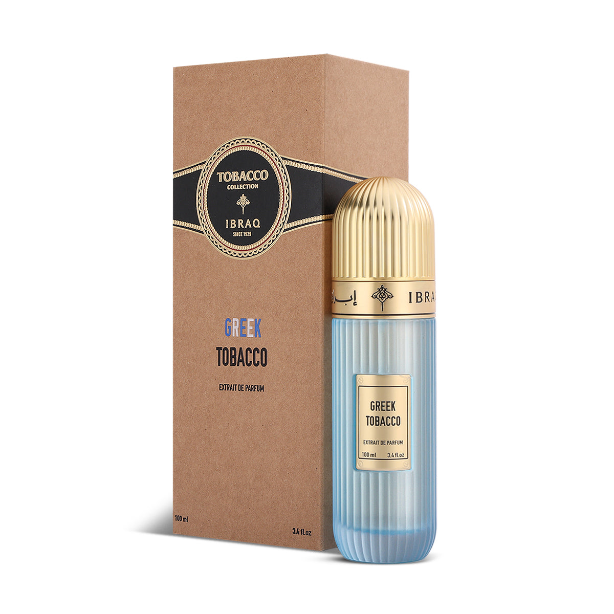 IBRAQ Greek Tobacco Extrait de Parfum 100ml bottle