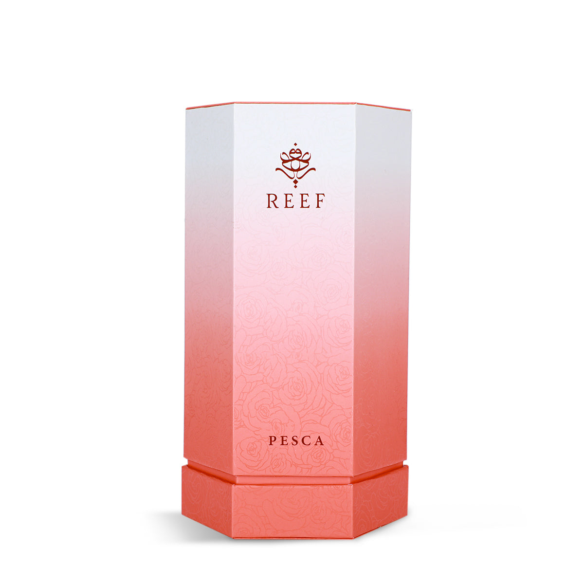 Reef Pesca Eau de Parfum 200ml hexagonal ombré box front view