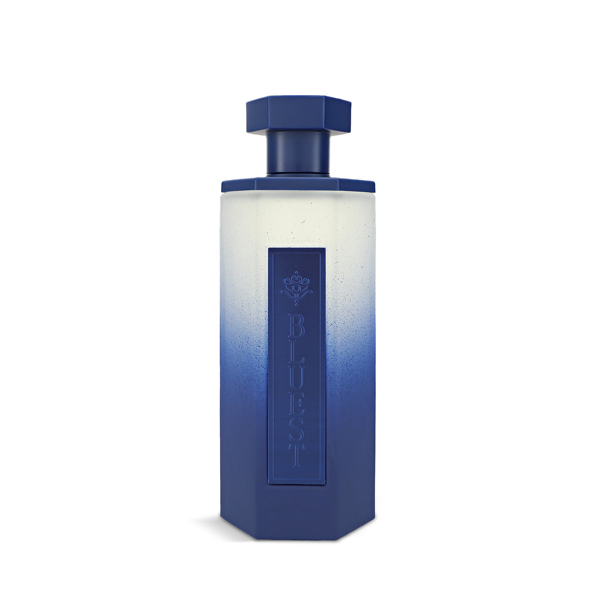 Reef Bluest Eau de Parfum 200ml navy-to-white ombré bottle front view with Bluest plaque