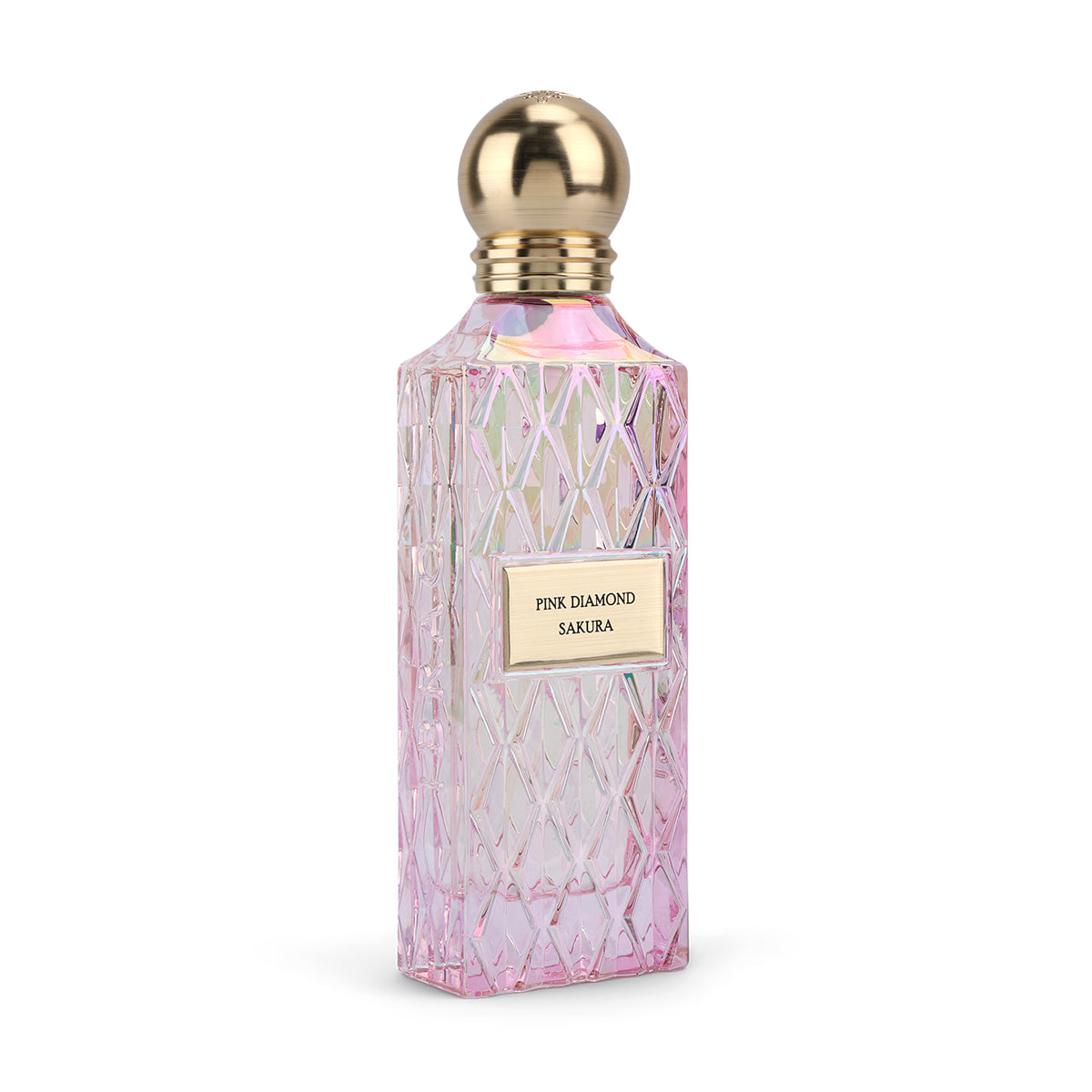 IBRAQ Pink Diamond Sakura Eau de Parfum 150ml pink crystal bottle front view