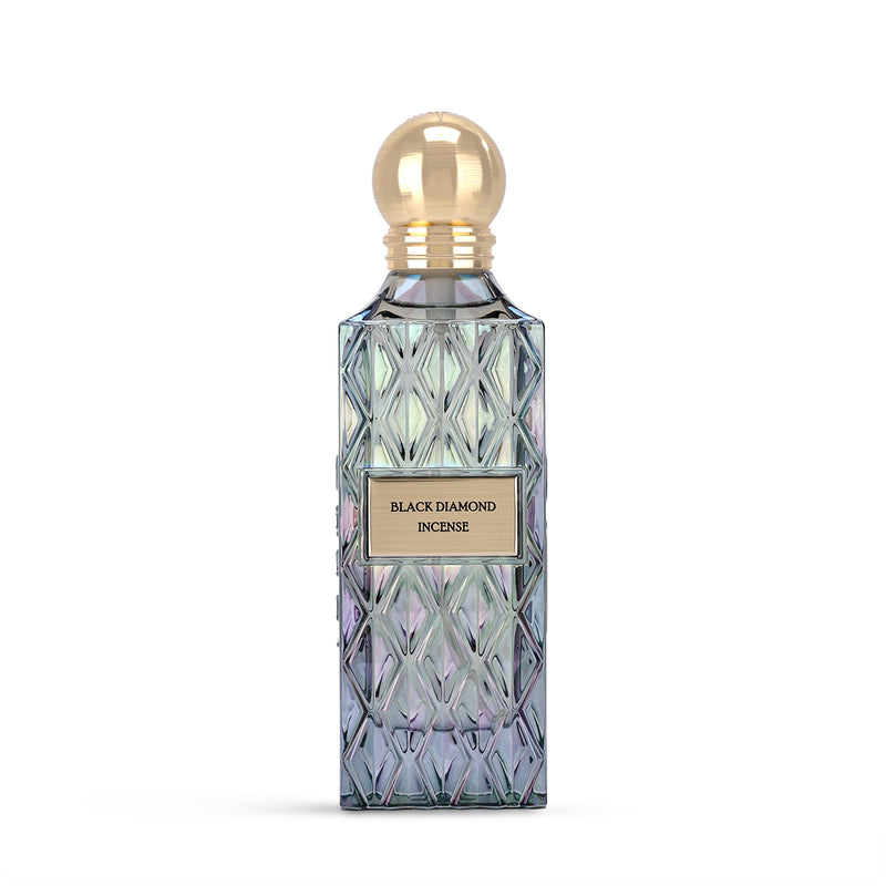 IBRAQ Black Diamond Incense Eau de Parfum 150ml bottle with dark box