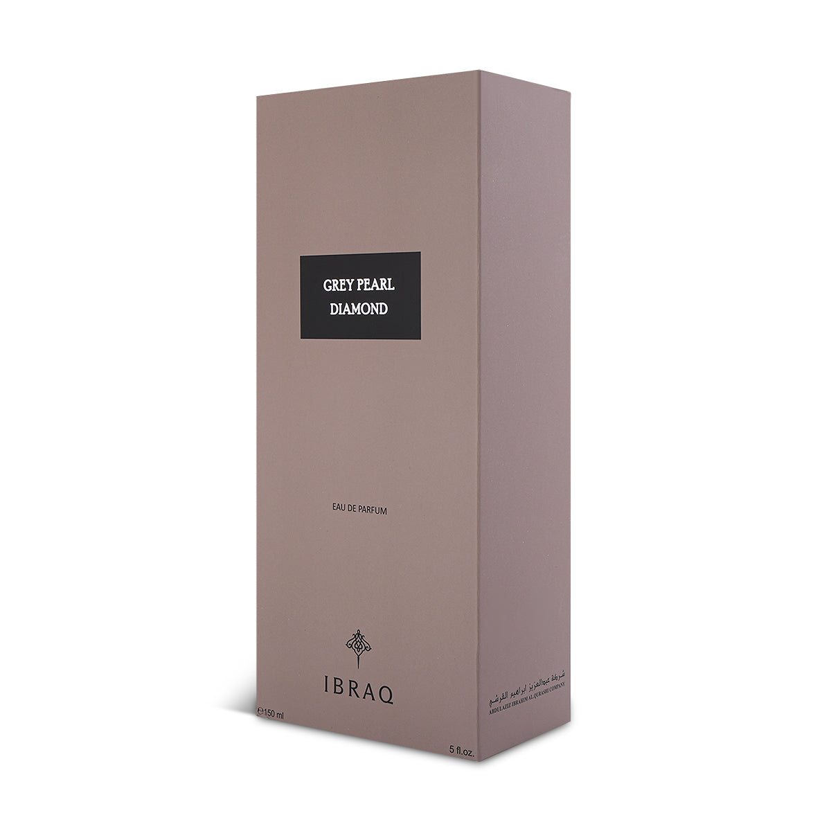 IBRAQ Grey Pearl Diamond Eau de Parfum 150ml box front