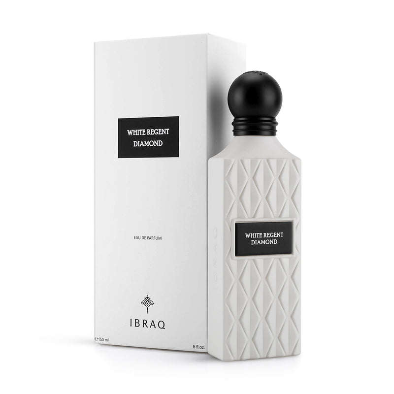 IBRAQ White Regent Diamond Eau de Parfum 150ml white bottle with box