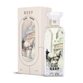 Reef Blanc Nomad Eau de Parfum 150ml crystal artwork bottle with winter horse-carriage box