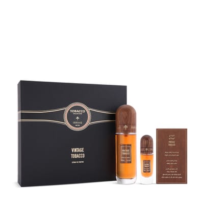 IBRAQ Ibraheem Al Qurashi Vintage Tobacco Eau de Parfum Collection gift set