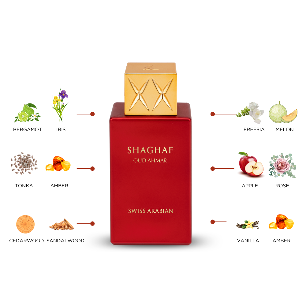 Shaghaf Oud Ahmar Eau de Parfum - 75ml