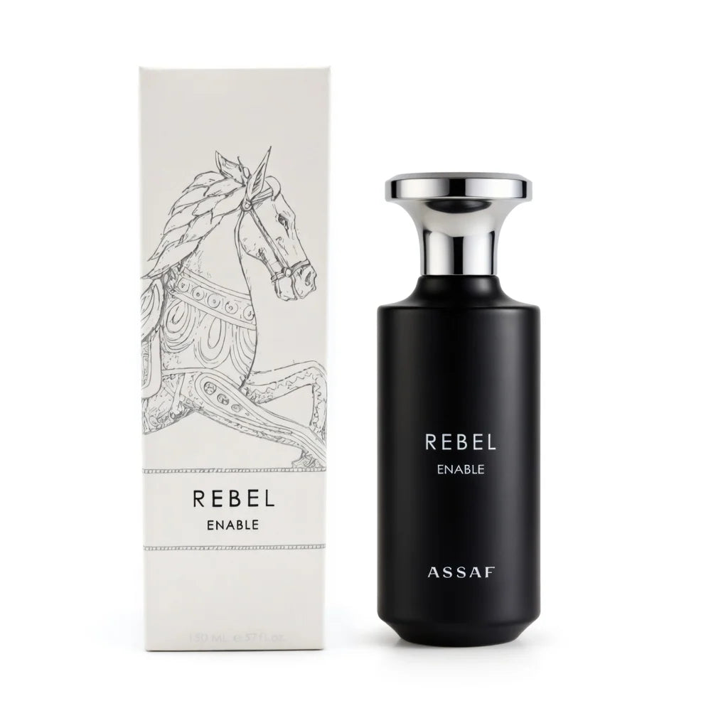 Assaf Rebel Enable 150ml Eau de Parfum Bottle and White Horse Design Box – Scentastic UAE