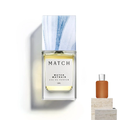 Match Mathair Eau de Parfum 50ml bottle flat lay with reference fragrance