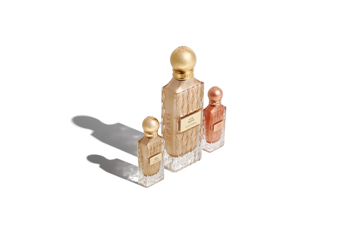 D'or Trésor trio bottles editorial