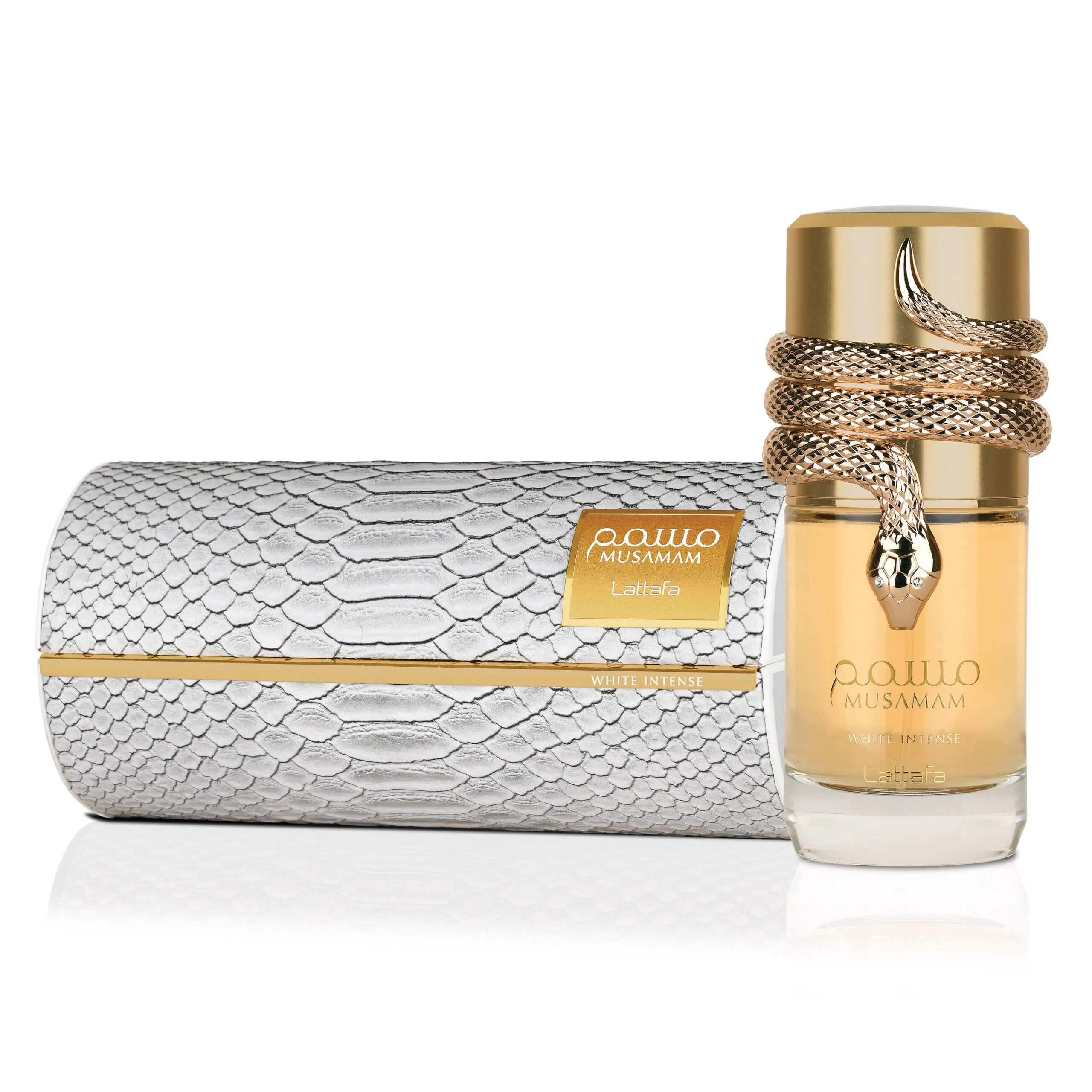Lattafa Musamam White Intense - Bottle with Box